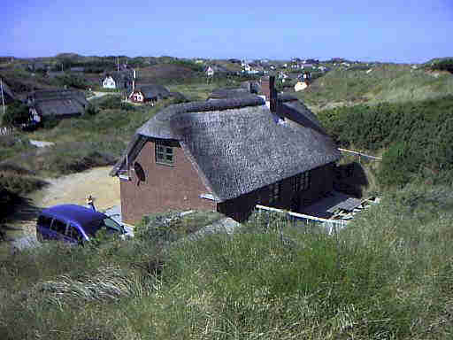 Ferienhaus von der Ostseite aus gesehen