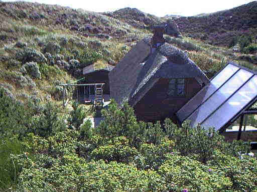 Ferienhaus von der Westseite aus gesehen