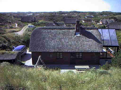 Ferienhaus hinten von der Nordseite aus gesehen