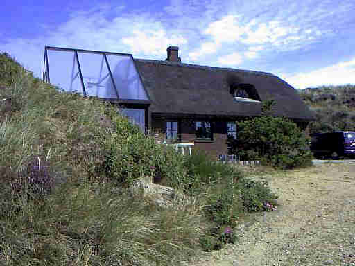 Ferienhaus von der Ostseite aus gesehen